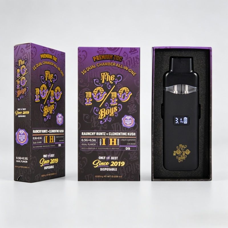 The 1010 Boys 1g Dual Chamber Disposable Vape Pen
